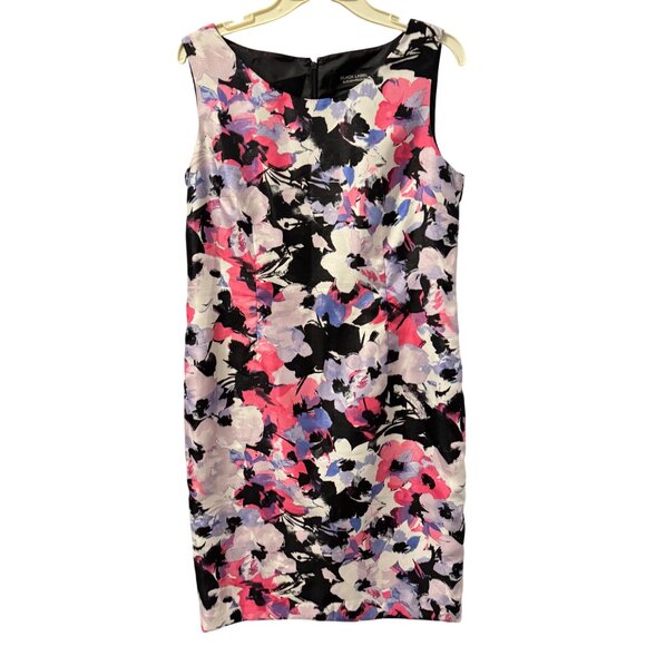 Evan-Picone Womens Floral Print Dress / Jacket Set Size 12 Outfit Set - Picture 6 of 12